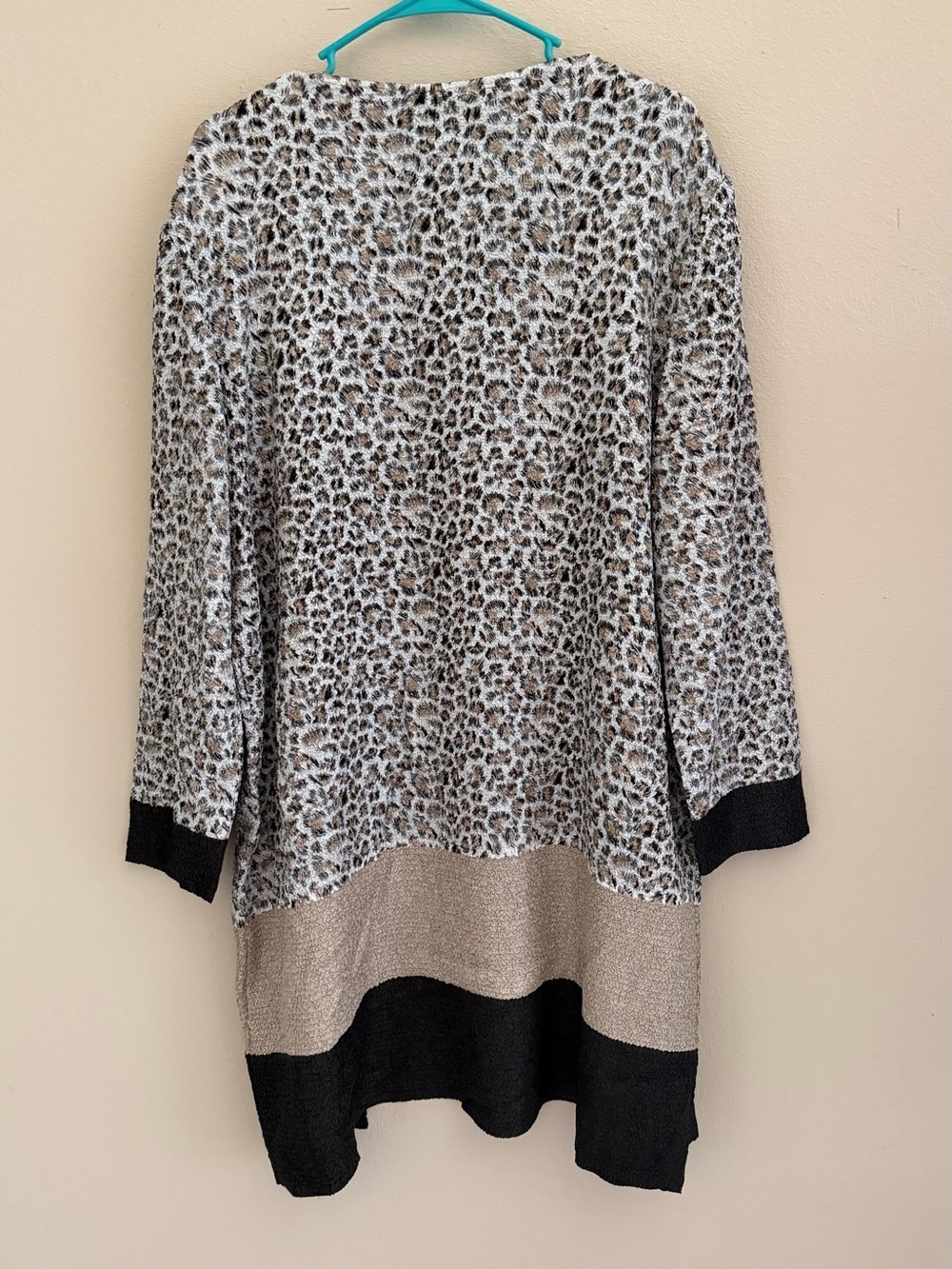Chico's Travelers Collection size 3 long open-front cardigan duster - Picture 3 of 7